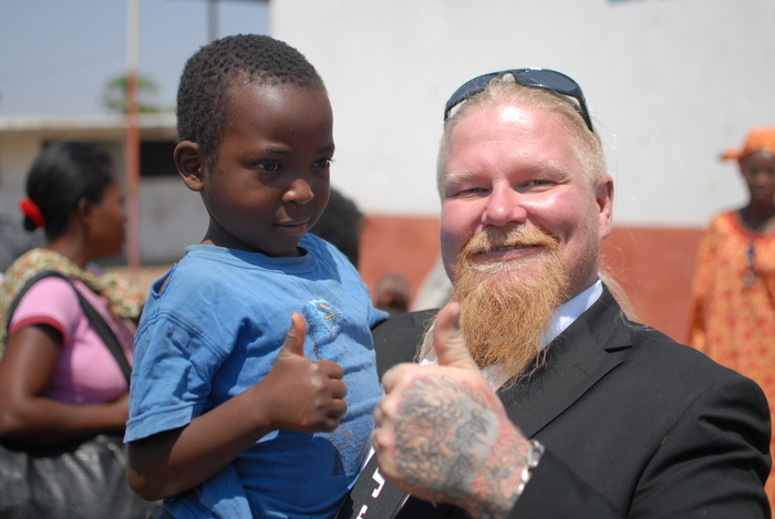 Visiting a church in Chawama, Lusaka